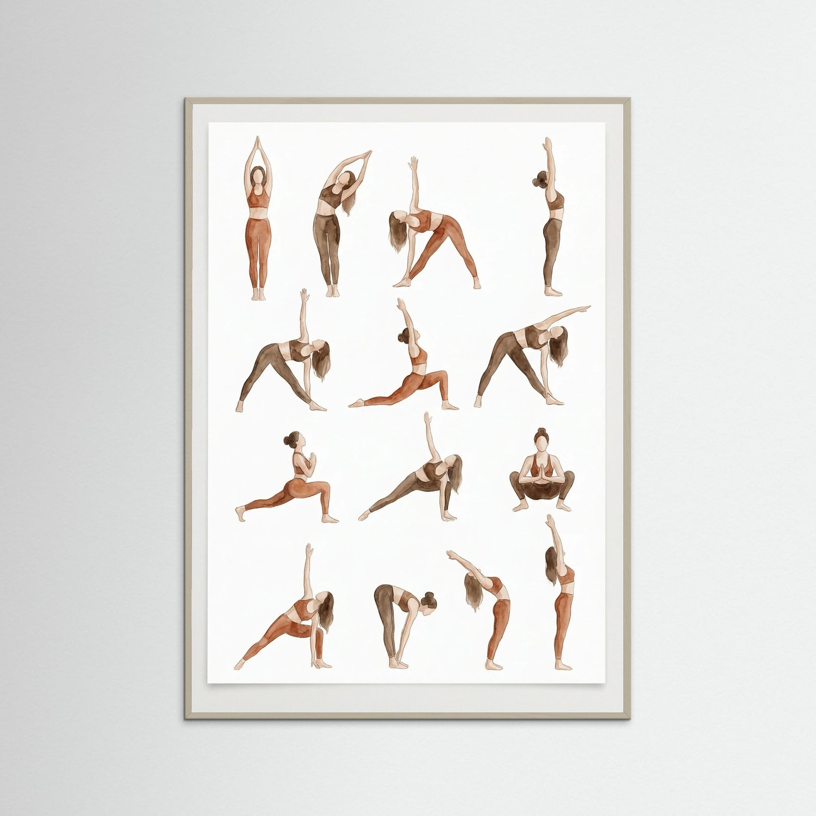 Grey Wood Sun Salutation Flow
