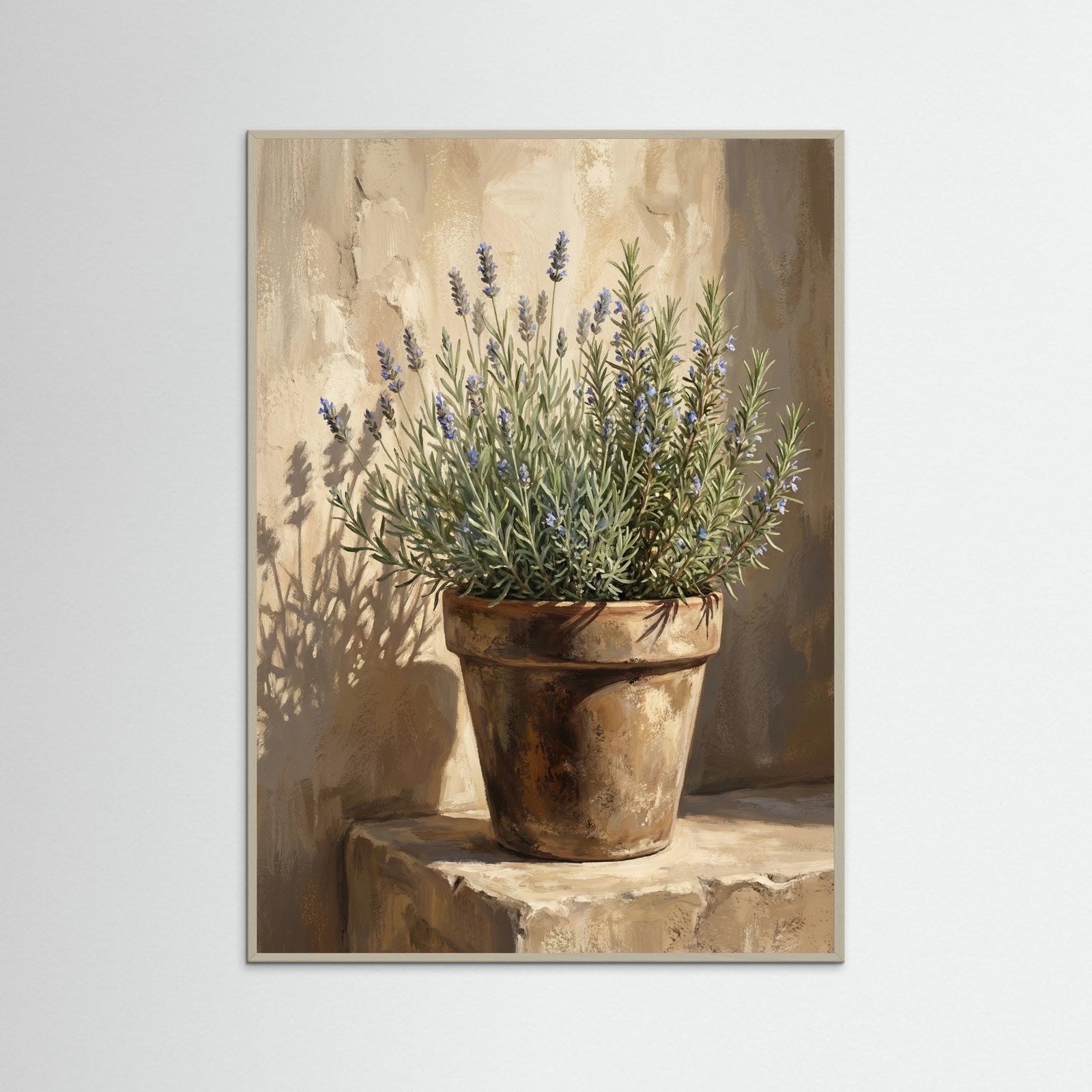 Grey Wood Sunlit Olive Tree