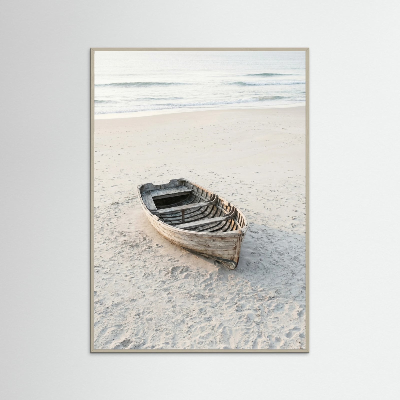 Grey Wood Sunlit Shore Path