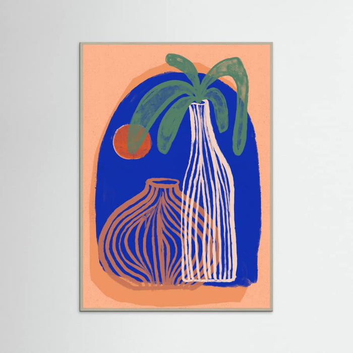 Sunset And Vases Poster – Poster und Kunstdruck