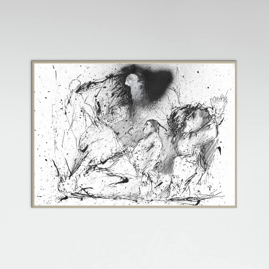 Surrealist Drawing Poster – poster and art print