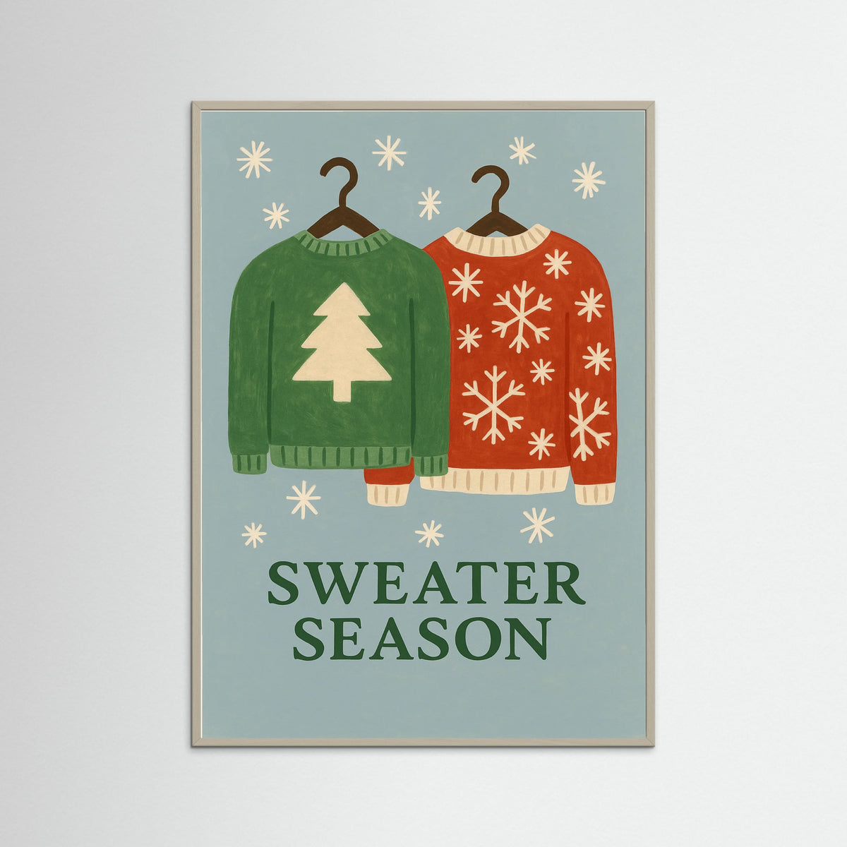 Grey Wood Sweater season