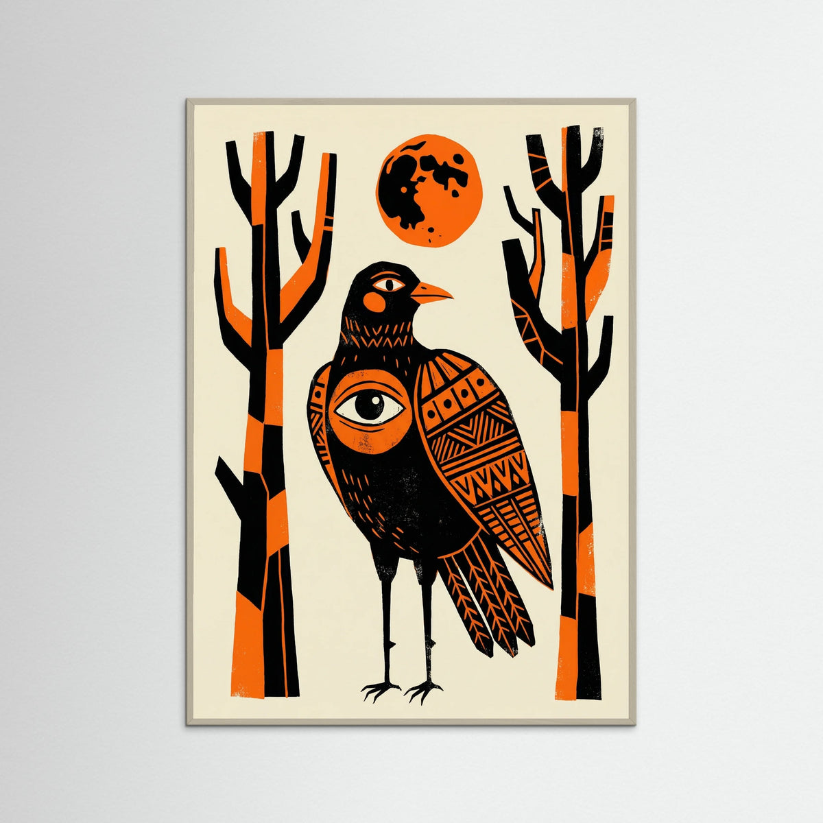 Grey Wood Symbolic Grid Tales