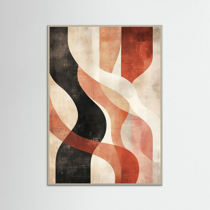 Grey Wood Terracotta Currents