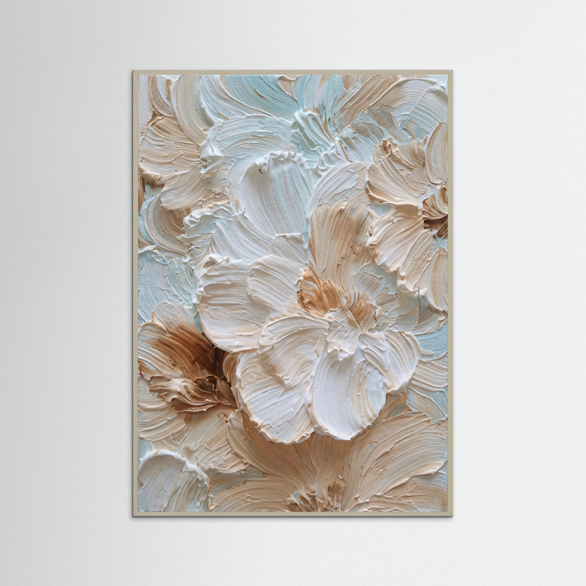 Grey Wood Textured Bloom