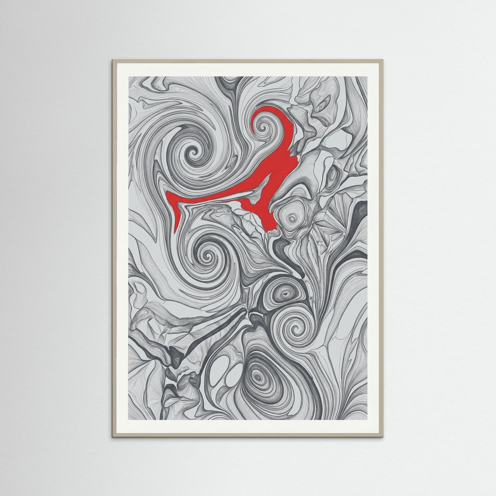 Grey Wood Textured Echoes