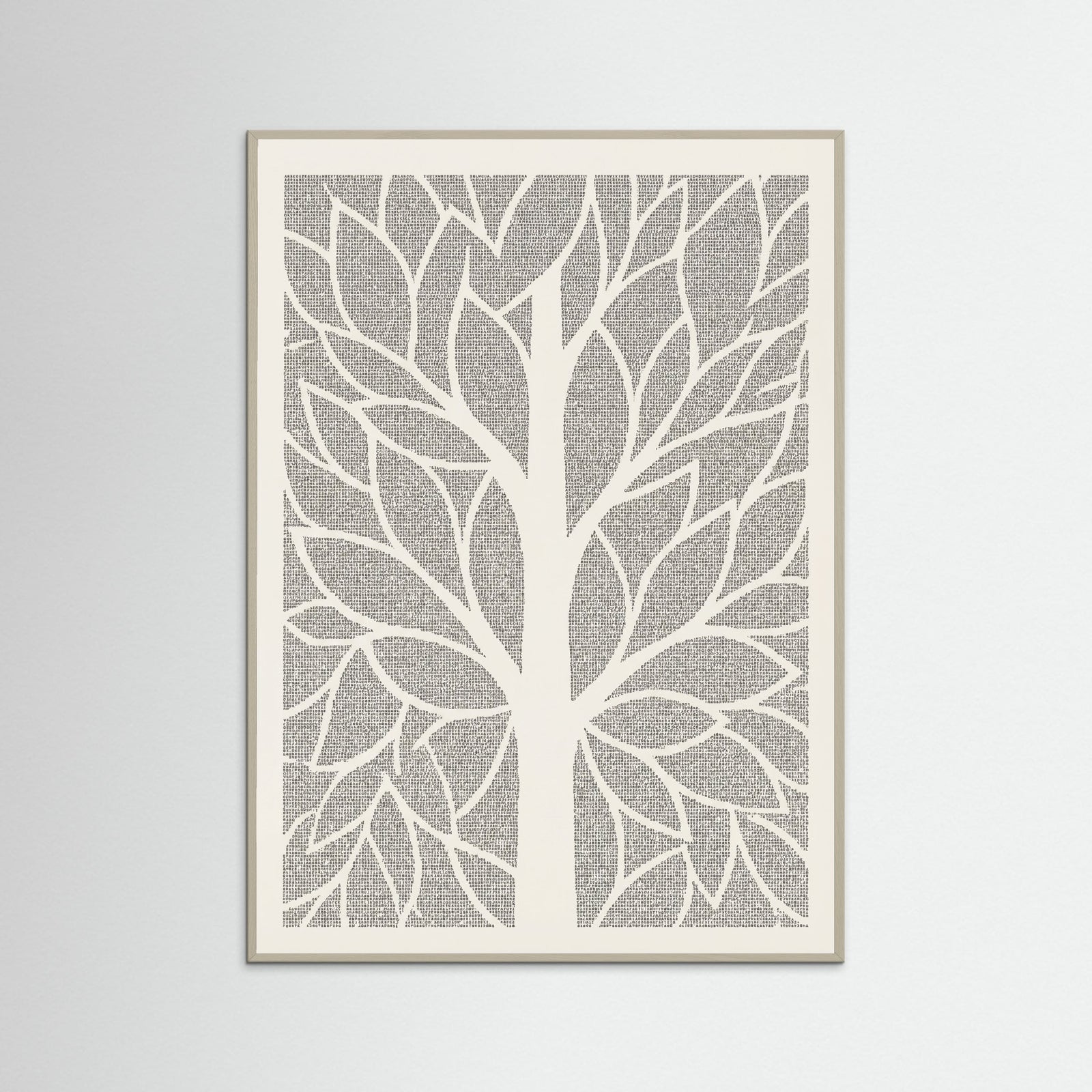 Grey Wood Textured Voids