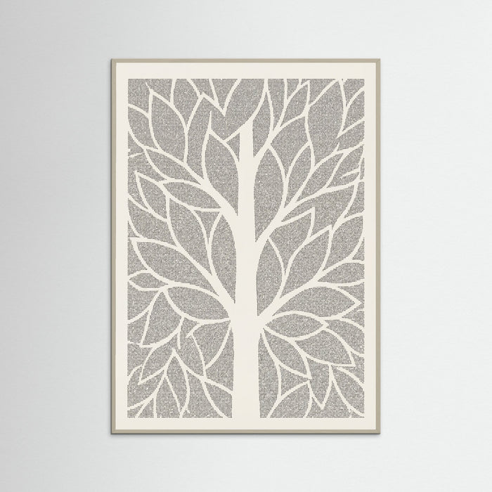 Grey Wood Textured Voids