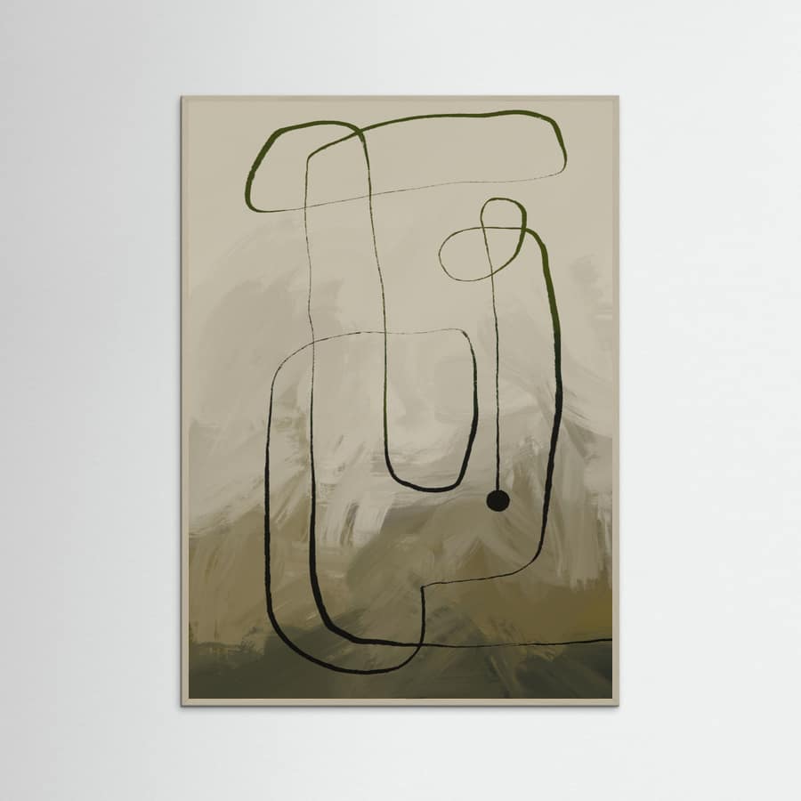 The green journey Poster – Poster und Kunstdruck