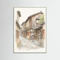 Grey Wood Tokyo Streetscape