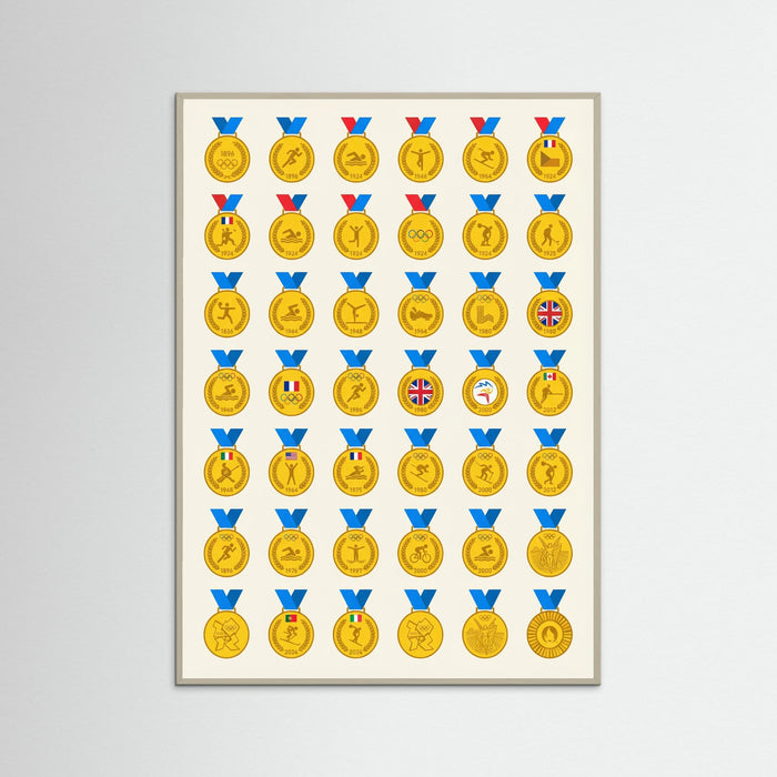 Tour de France Jerseys – poster och konsttryck