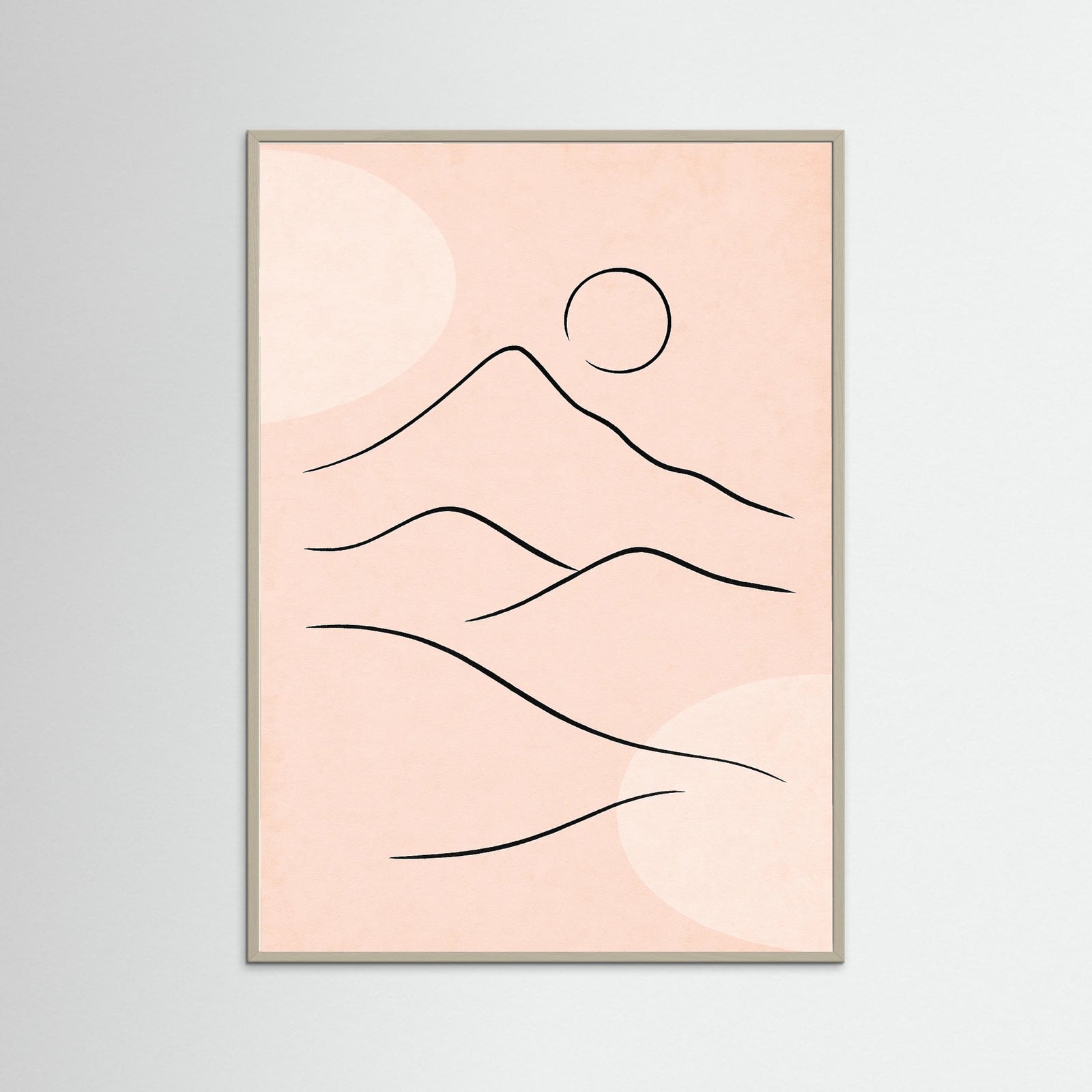 Grey Wood Tranquil Outline