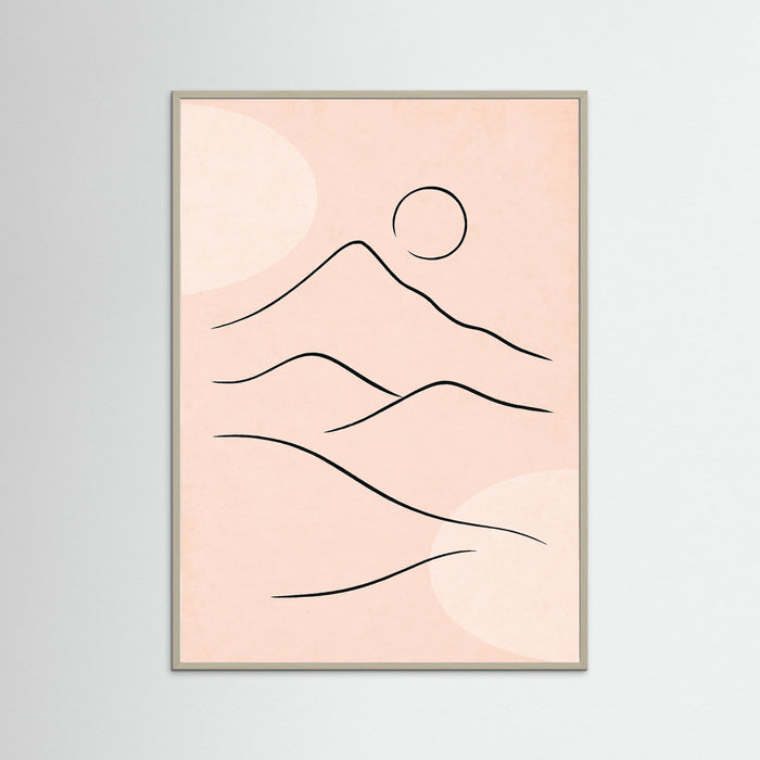 Grey Wood Tranquil Outline