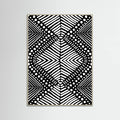 Grey Wood Tribal Poster