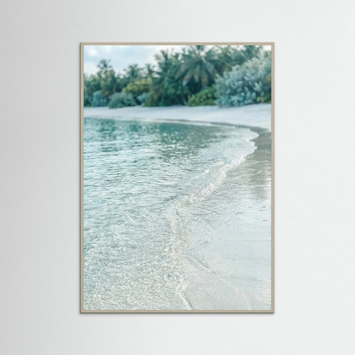 Grey Wood Tropical Azure Breeze