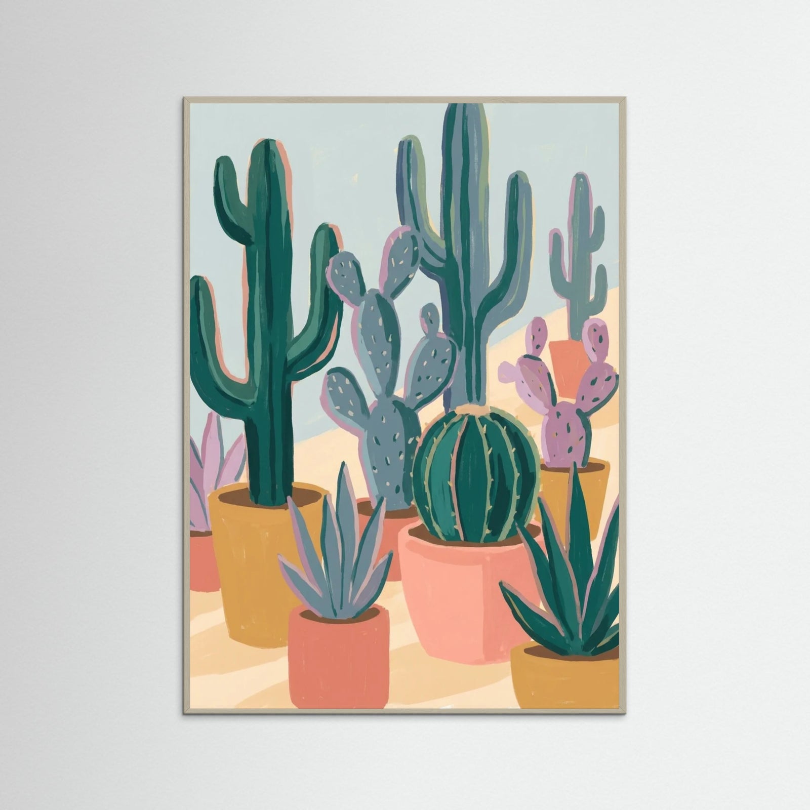 Grey Wood Tropical Serene