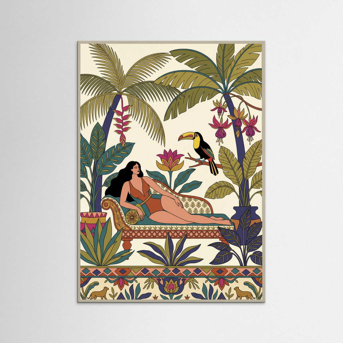 Grey Wood Tropicana Dreams