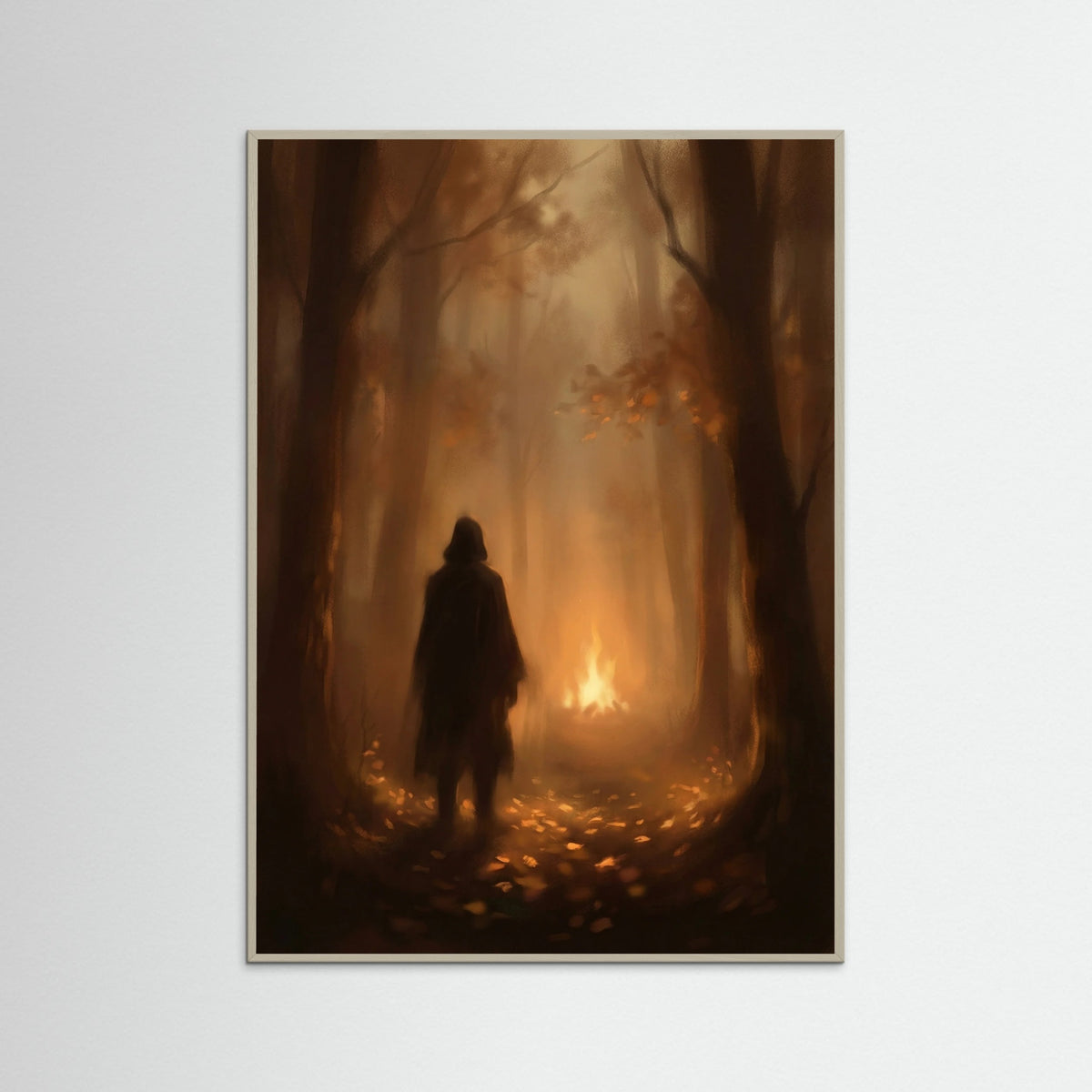 Grey Wood Twilight Path