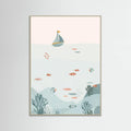 Under the Blue Sea Poster – Poster und Kunstdruck