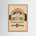 Grey Wood Unicorn Rainbow Bond