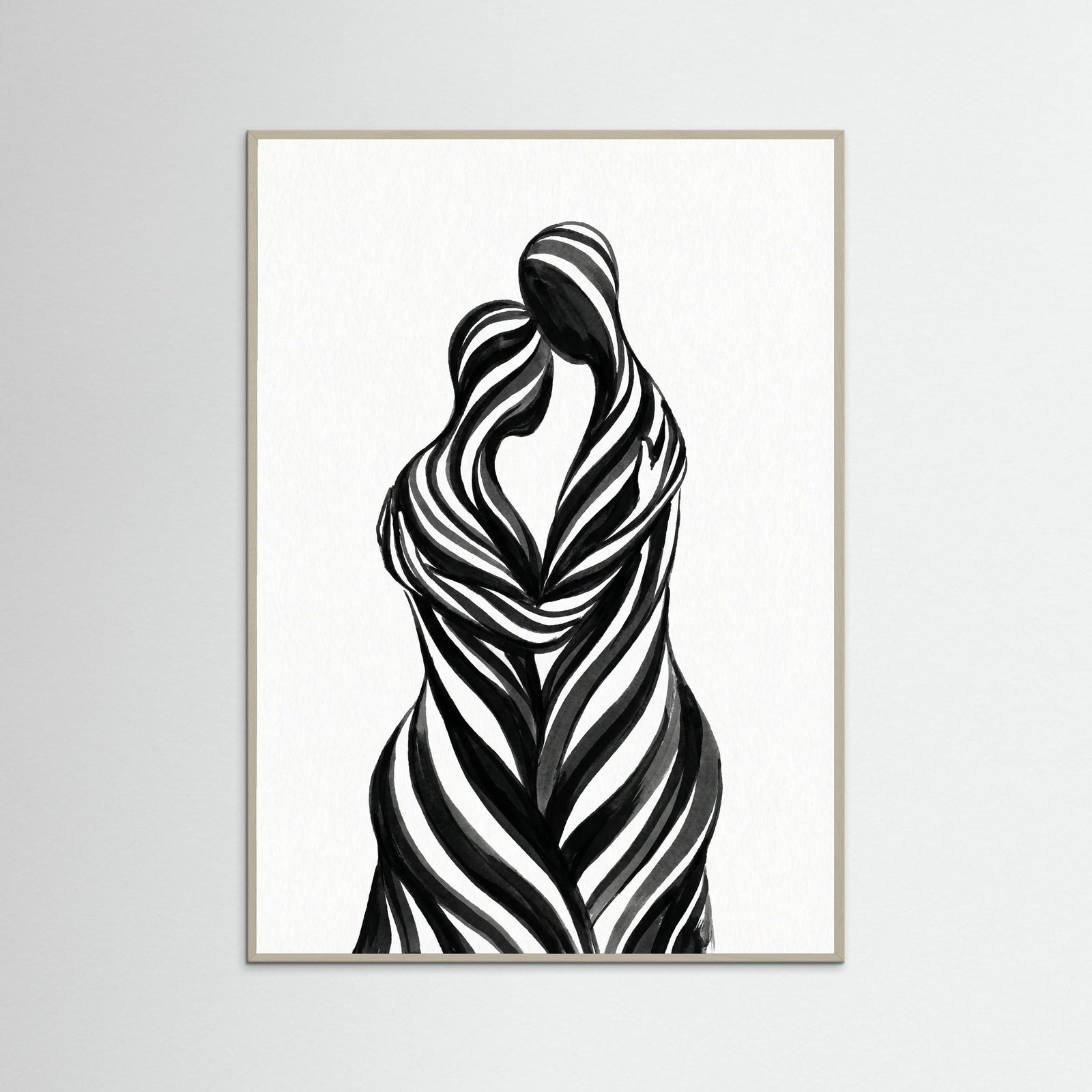 Grey Wood United Stripes