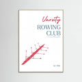 Varsity Rowing Club -juliste – juliste ja taidepainatus