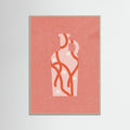 Grey Wood Vase 4 Poster
