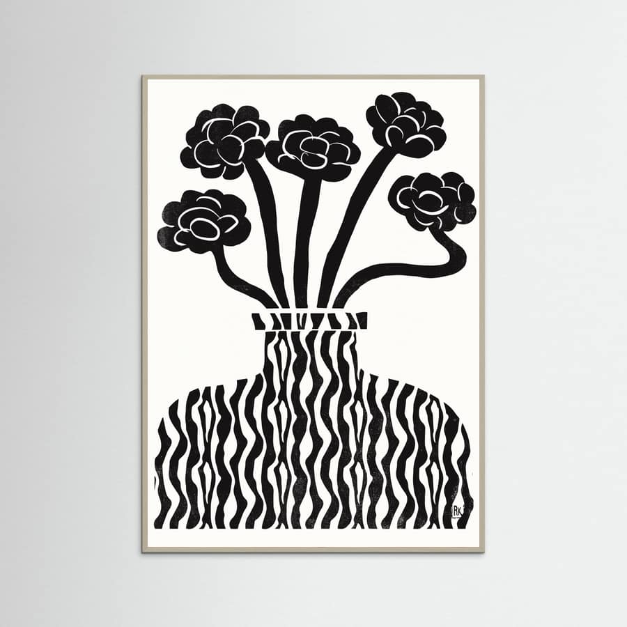 Poster Vase and Flowers 03 – poster e stampa artistica