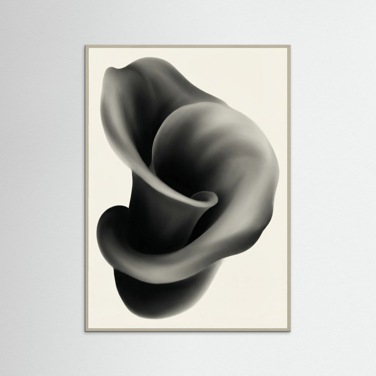 Grey Wood Velvet Leaves