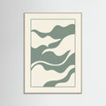 Grey Wood Verdant Abstract