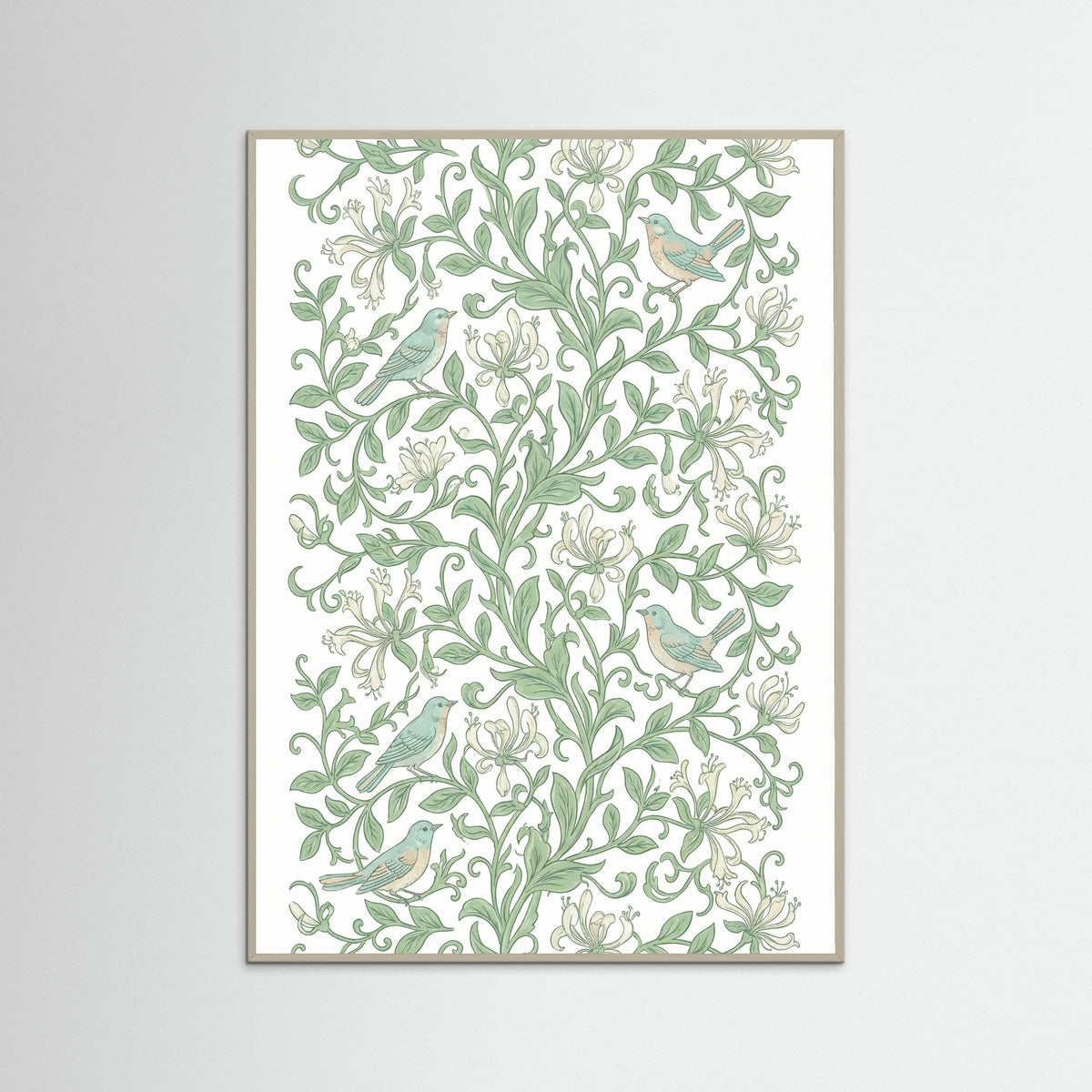 Grey Wood Verdant Bloom