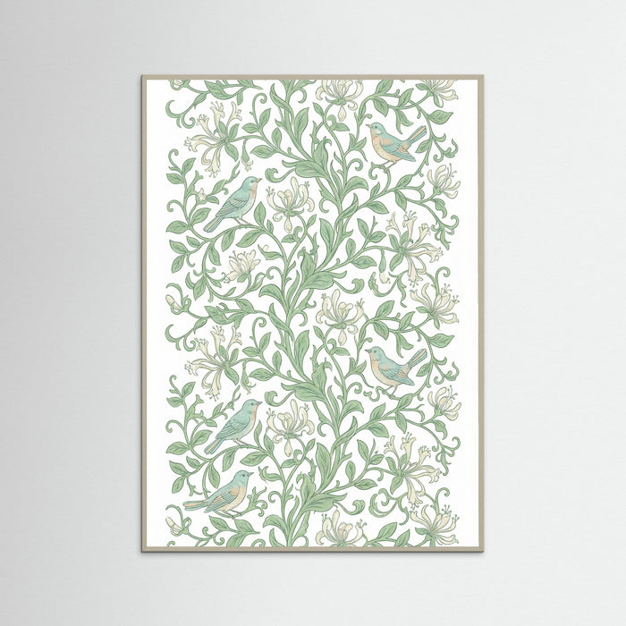 Grey Wood Verdant Bloom