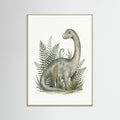 Grey Wood Verdant Dino Portrait
