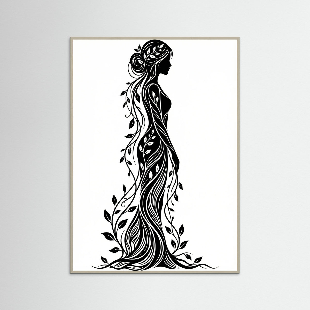 Grey Wood Verdant Silhouette