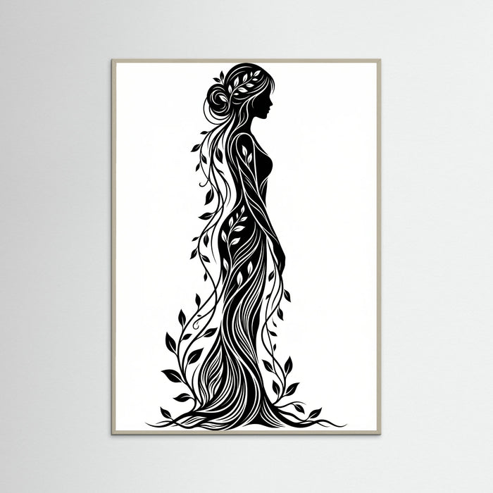 Grey Wood Verdant Silhouette