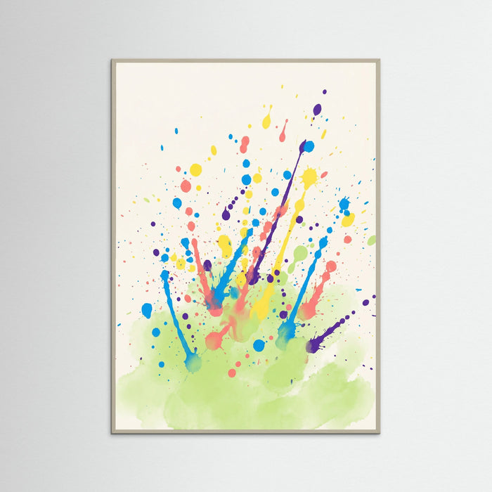 Grey Wood Vibrant Scatter