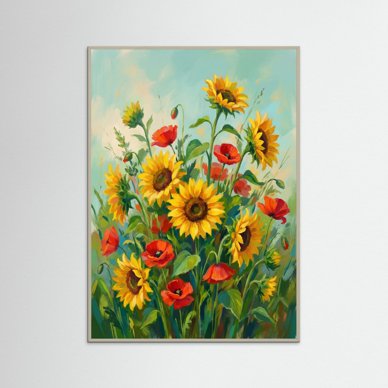 Grey Wood Vibrant Still Life