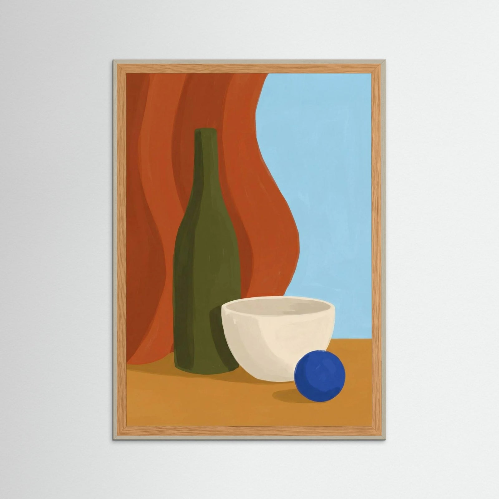 Grey Wood Vibrant Stillness