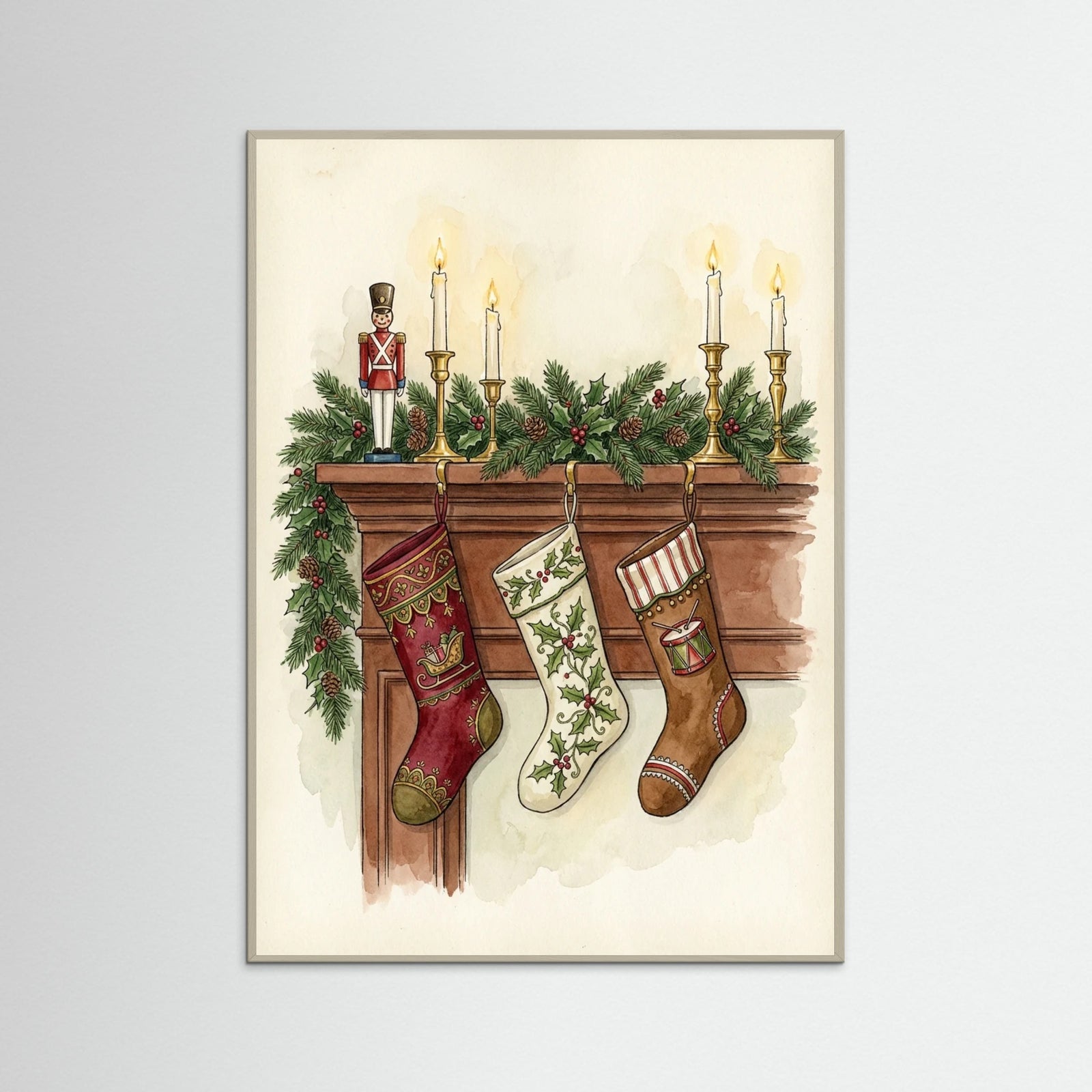 Grey Wood Victorian Yuletide