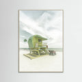 Vintage Florida Flair at Miami Beach Poster – poster and art print