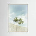 Vintage Palm Trees in the desert Poster – Poster und Kunstdruck