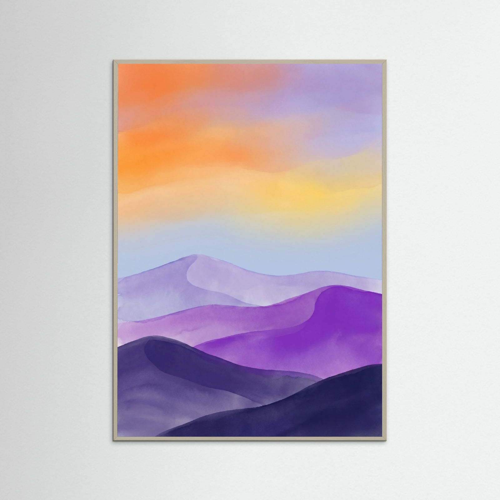 Grey Wood Vivid Mountain Hues