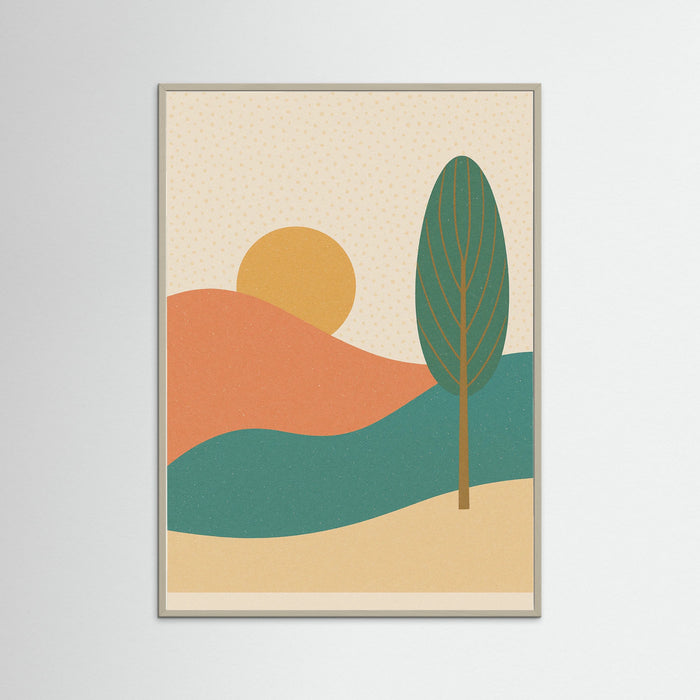 Grey Wood Warm Embrace