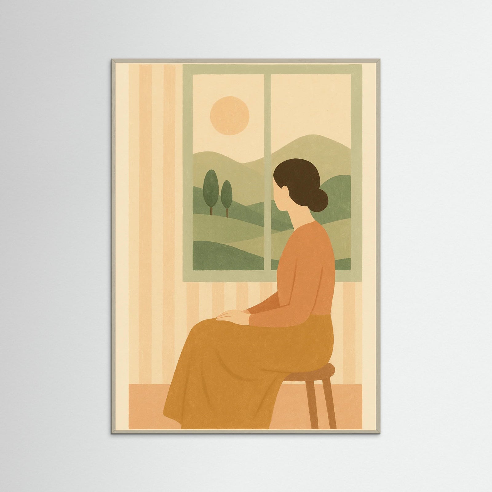 Grey Wood Warm Embraces