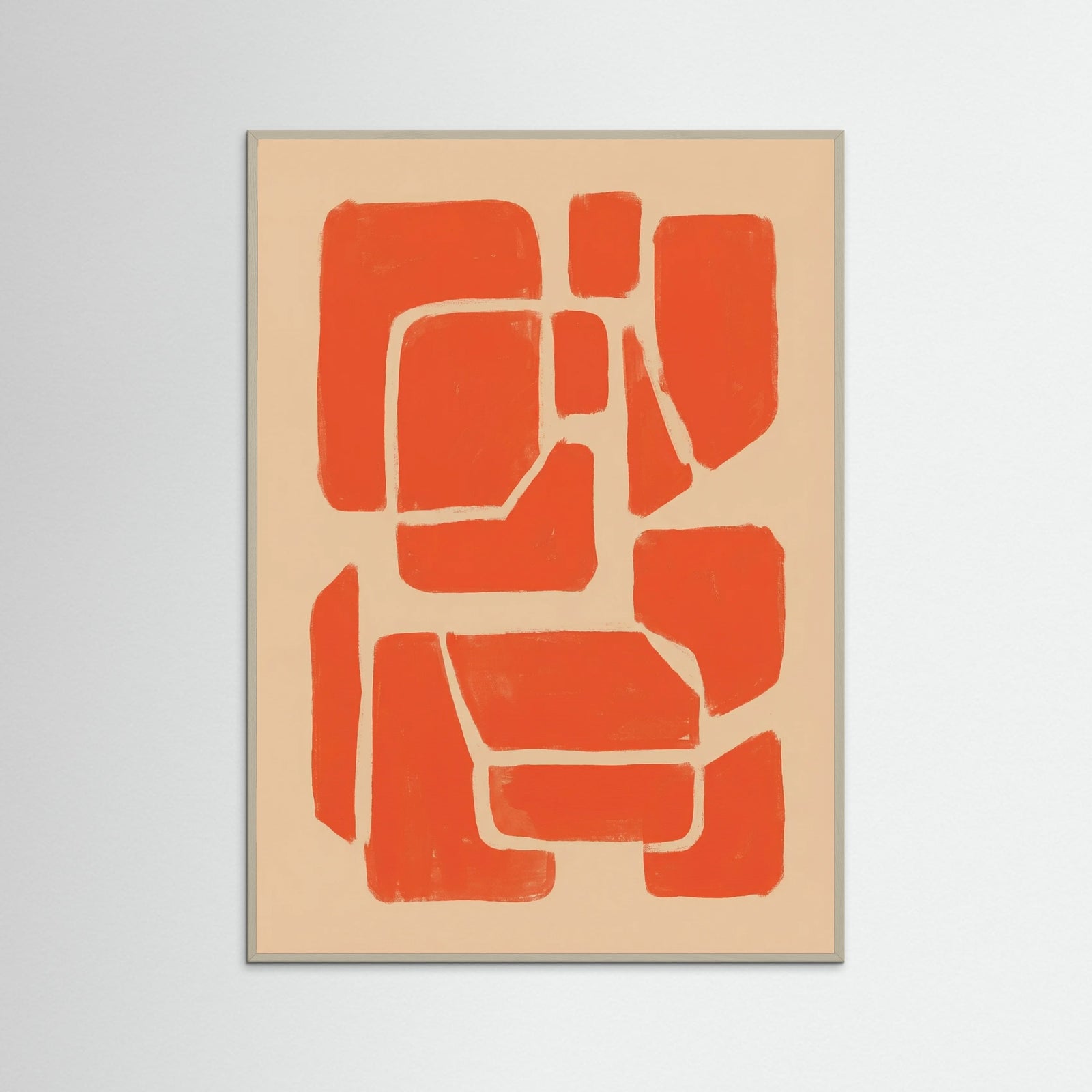 Grey Wood Warm Geometry