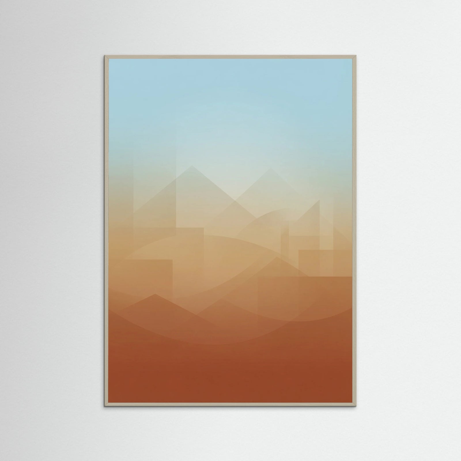 Grey Wood Warm Horizon