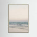 Warm Serene Beach Landscape Clear Sky Poster – plakat og kunsttryk