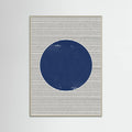 Poster Watercolor Circle and Stripes – poster e stampa artistica