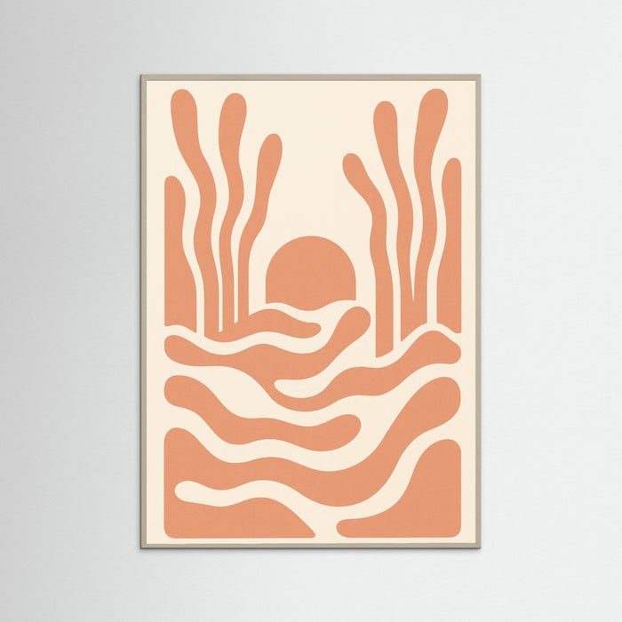 Grey Wood Wave Embrace