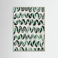 Grey Wood Wave Motion Rhythm Poster